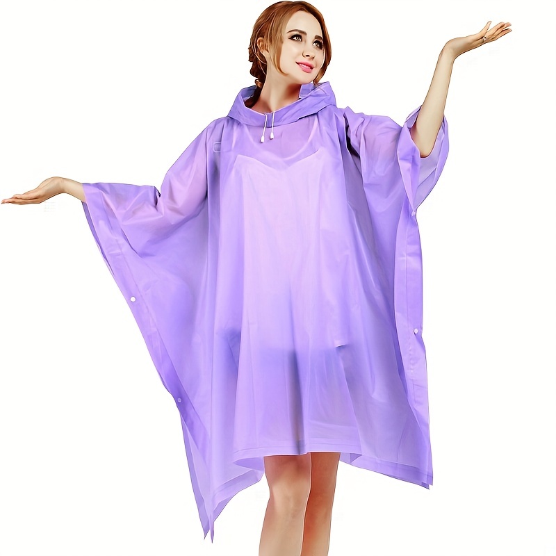 Camping Rain Poncho - Rain Ponchos สําหรับผู้ใหญ่สําหรับเดินป่าเสื้อกันฝน Unisex สําหรับ Camping