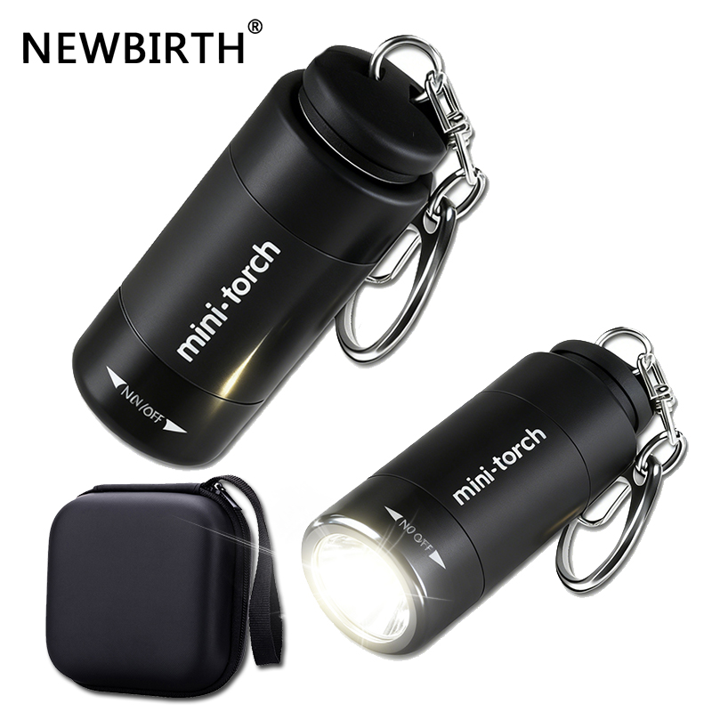 Outdoor Camping Adventure - ไฟฉายพวงกุญแจ LED ชาร์จ USB ได้ แสงสว่างแรง