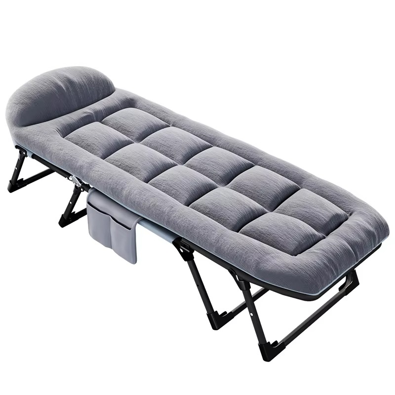 Outdoor Camping Cot - เตียงพับขนาด 170*55 ซม. พกพาสะดวก เตียงแคมป์ปิ้งปรับระดับได้ เตียงนอนกลางแจ้งแบบพกพา