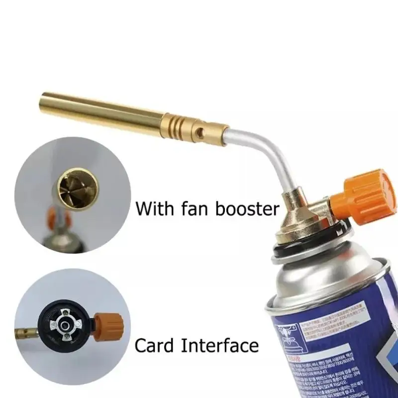 Outdoor Camping Gas Heater - อุปกรณ์ปืนพ่นความร้อนแบบพกพาสำหรับตั้งแคมป์กลางแจ้ง ปืนเชื่อมแก๊สบิวเทน ปืนพ่นไฟเชื่อม ปืนพ่นไฟอเนกประสงค์
