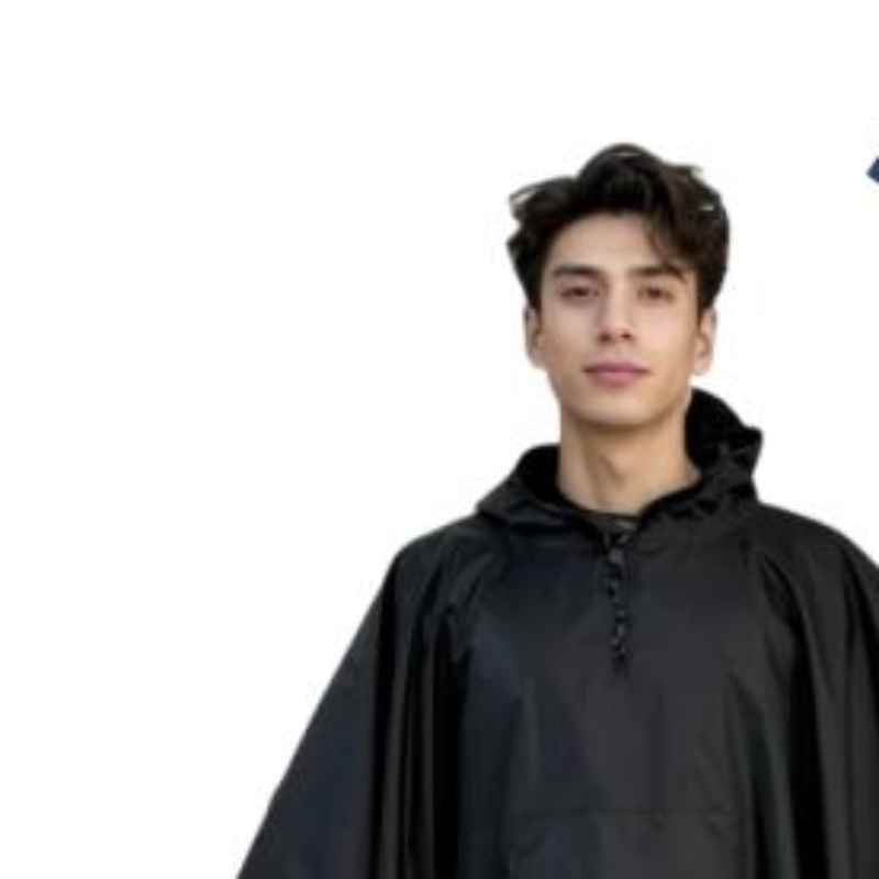 Camping Rain Poncho - เสื้อกันฝน เสื้อกันฝนสำหรับเดินทาง เสื้อกันฝนแบบกันน้ำ มีฮู้ด ใช้เป็นที่บังแดด สำหรับกิจกรรมกลางแจ้ง