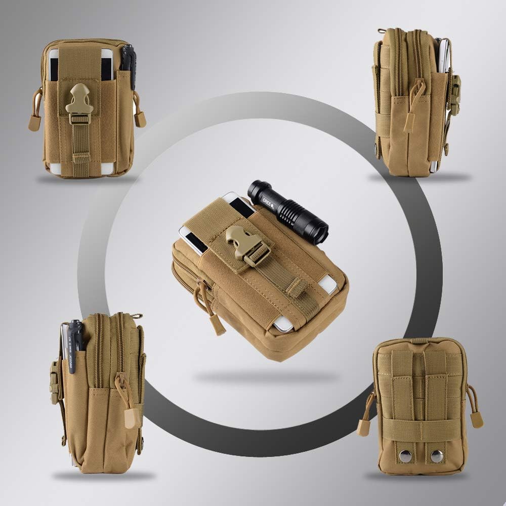 กระเป๋าคาดเอวแบบยุทธวิธี Molle - Outdoor Camping Hiking บทวิจารณ์และราคา