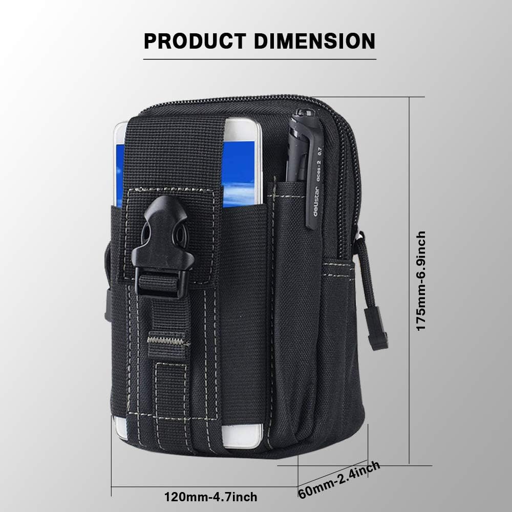 กระเป๋าคาดเอวแบบยุทธวิธี Molle - Outdoor Camping Hiking บทวิจารณ์และราคา