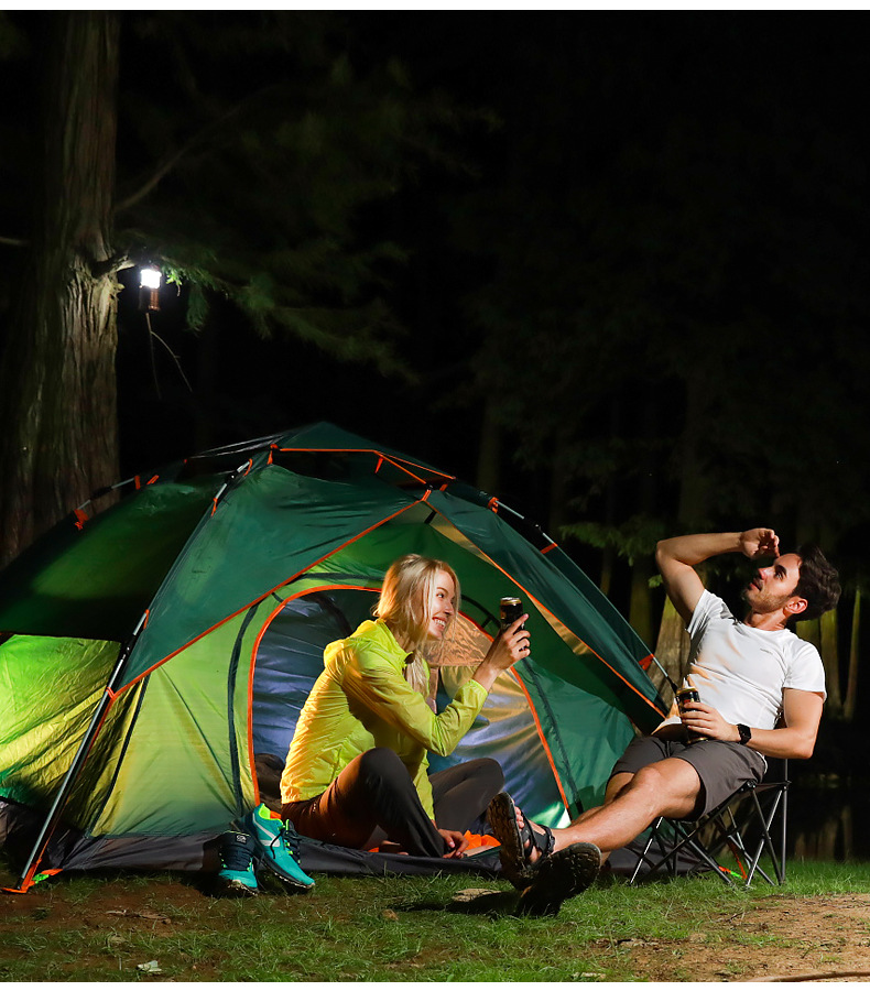 เต็นท์แคมป์ปิ้งอัตโนมัติแบบพับ - Outdoor Camping Hiking บทวิจารณ์และราคา