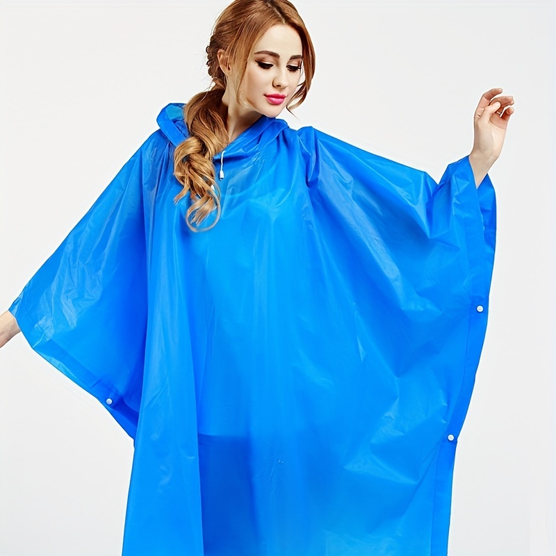 Rain Ponchos สําหรับผู้ใหญ่สํา - Camping Rain Poncho บทวิจารณ์และราคา