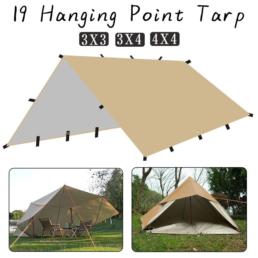 เต็นท์พักแรม4x4ม. 4X3ม. 3x3ม.  - Outdoor Camping Automatic Quick Opening Tent บทวิจารณ์และราคา