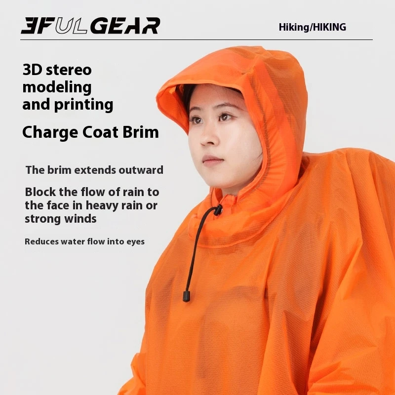 3F UL GEAR เสื้อกันฝนเดินป่าแบ - Camping Rain Poncho บทวิจารณ์และราคา