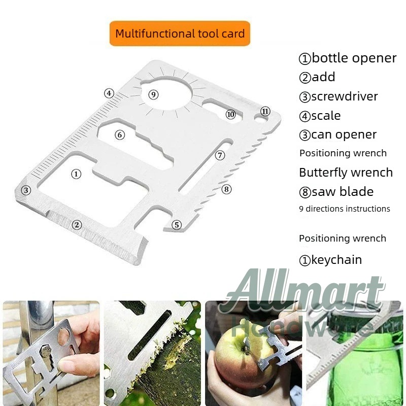กล่องเครื่องมือเอาตัวรอด EDC อ - Outdoor Camping Tools บทวิจารณ์และราคา