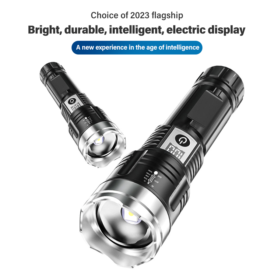 ไฟฉาย LED กำลังสูง 200000LM แบ - Outdoor Camping Lamp บทวิจารณ์และราคา