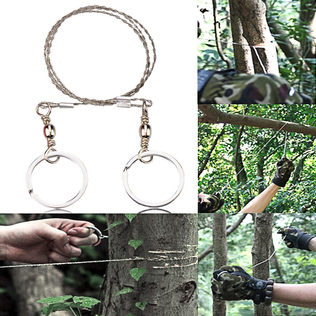 ชุดอุปกรณ์ฉุกเฉินพกพาขนาดกะทัด - Outdoor Camping Tools บทวิจารณ์และราคา