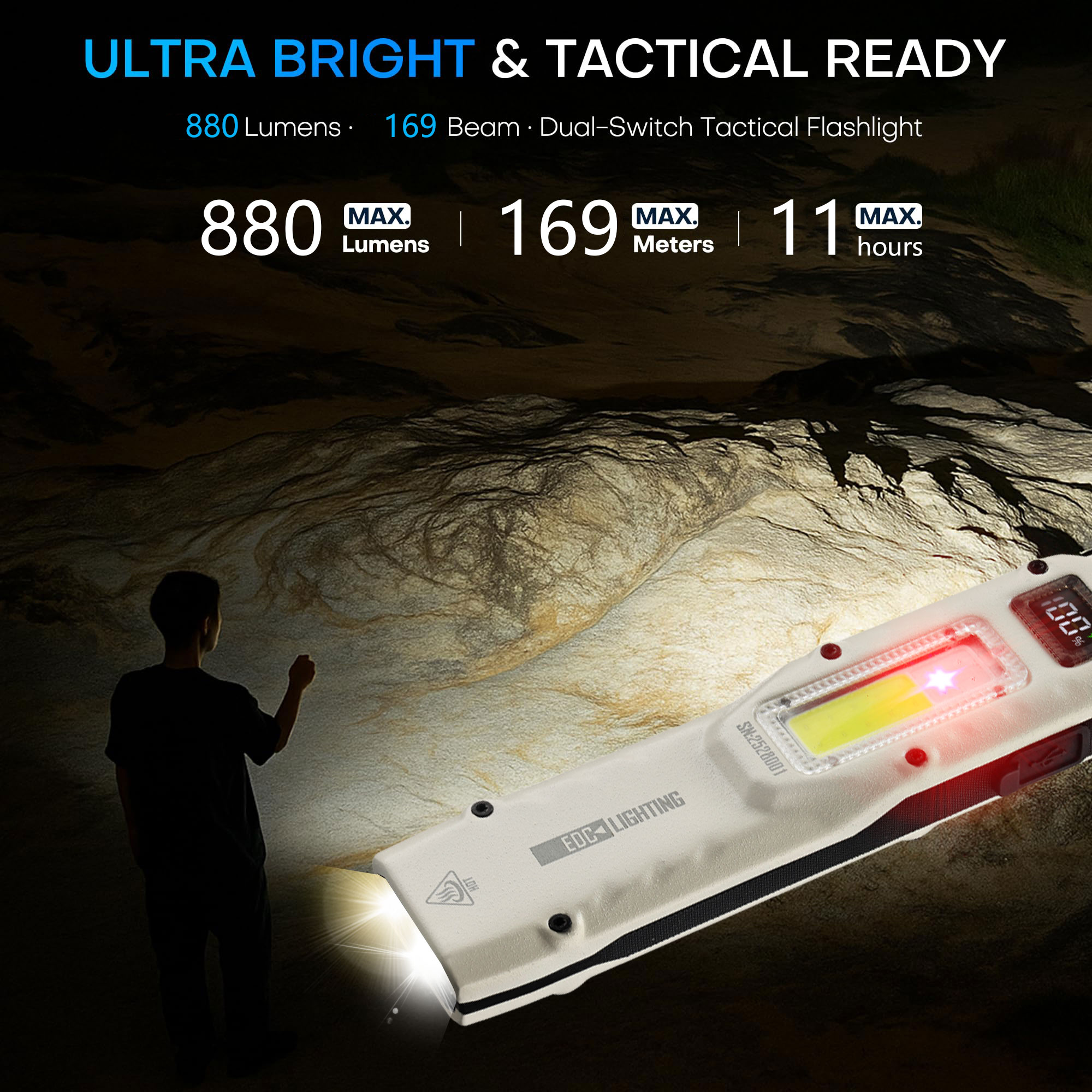 แบบพกพา 880LM YEMAO M28 Ultra- - Outdoor Camping Accessories บทวิจารณ์และราคา