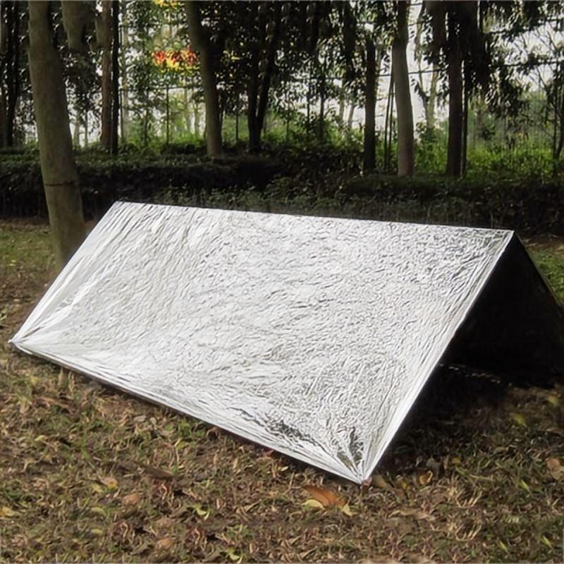 4 ชิ้นผ้าห่มฉุกเฉินกลางแจ้งชุด - Survival Kit บทวิจารณ์และราคา