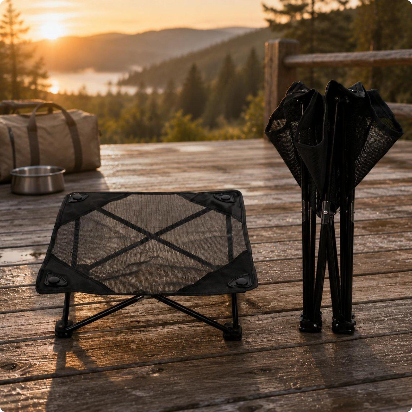 แท่นพักผ่อนกลางแจ้งแบบยกสูงสำห - Outdoor Camping Cot บทวิจารณ์และราคา