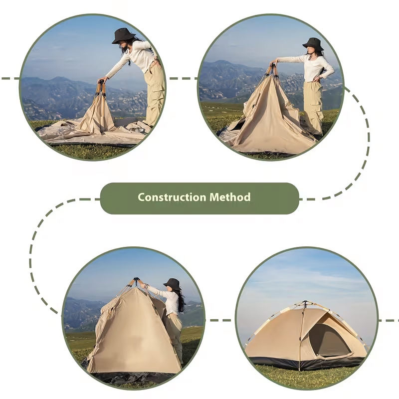 เต็นท์เปิดอัตโนมัติสำหรับใช้งา - Outdoor Camping Automatic Quick Opening Tent บทวิจารณ์และราคา