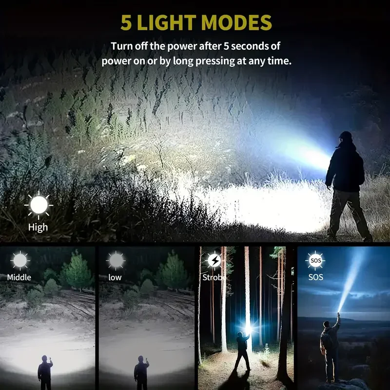 ไฟฉายที่ทรงพลังเป็นพิเศษ ไฟฉาย - Outdoor Camping Lamp บทวิจารณ์และราคา