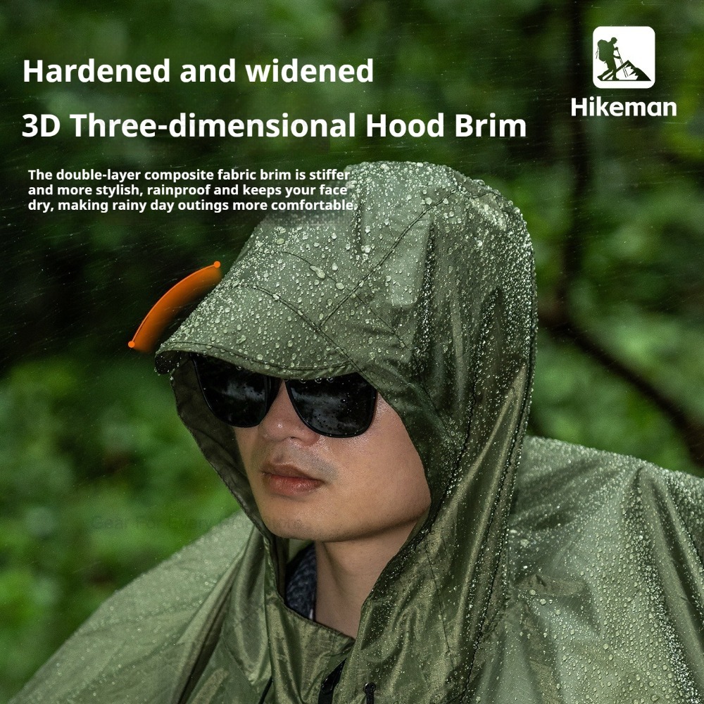 เสื้อกันฝนซิปแบบ Ultralight 21 - Camping Rain Poncho บทวิจารณ์และราคา
