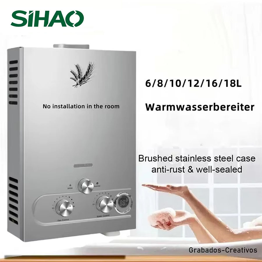 เครื่องทำน้ำอุ่นแก๊ส SIHAO 12L - Outdoor Camping Gas Heater บทวิจารณ์และราคา