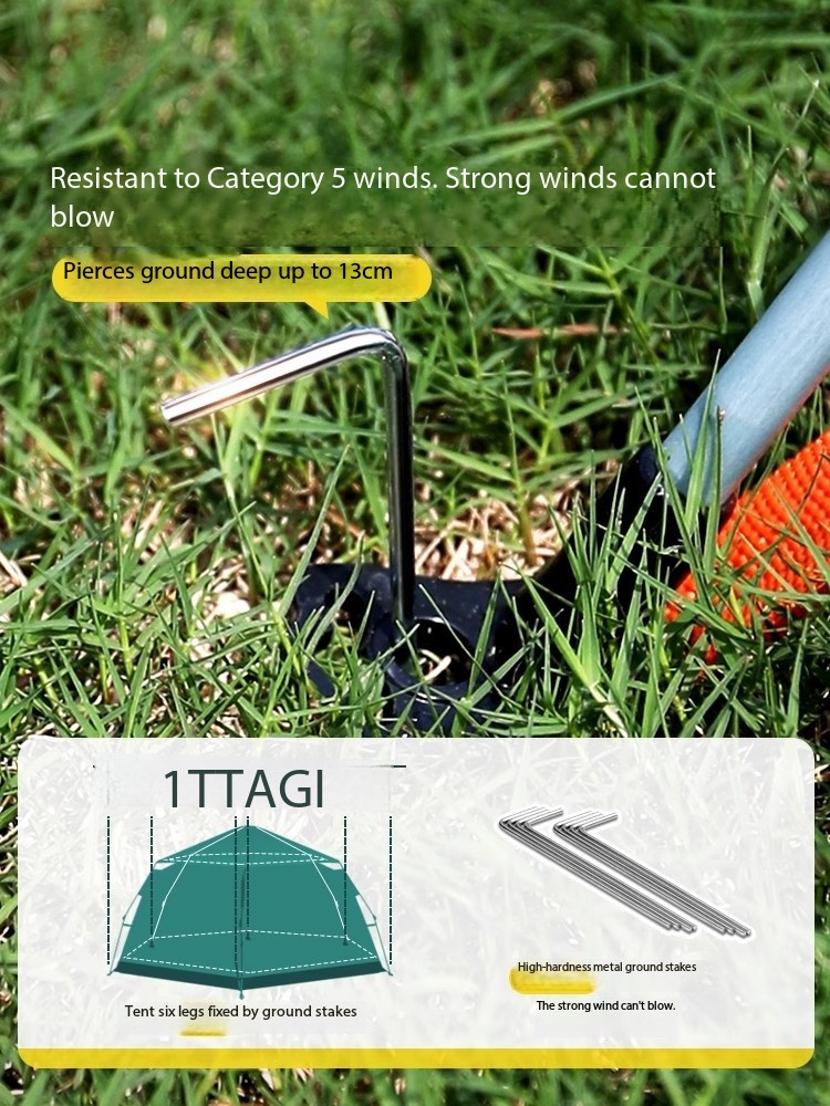 อุปกรณ์ตั้งแคมป์ ลดราคา 6-8 คน - Outdoor Camping Automatic Quick Opening Tent บทวิจารณ์และราคา