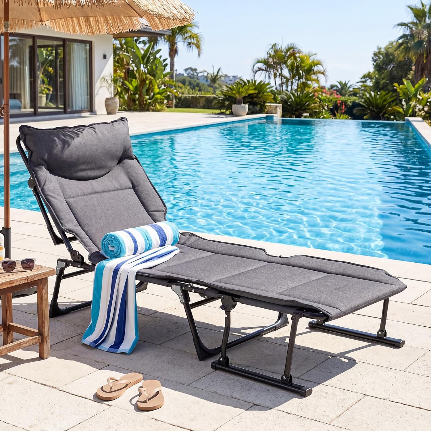 ชุดเก้าอี้พักผ่อนพับได้สำหรับล - Outdoor Camping Cot บทวิจารณ์และราคา