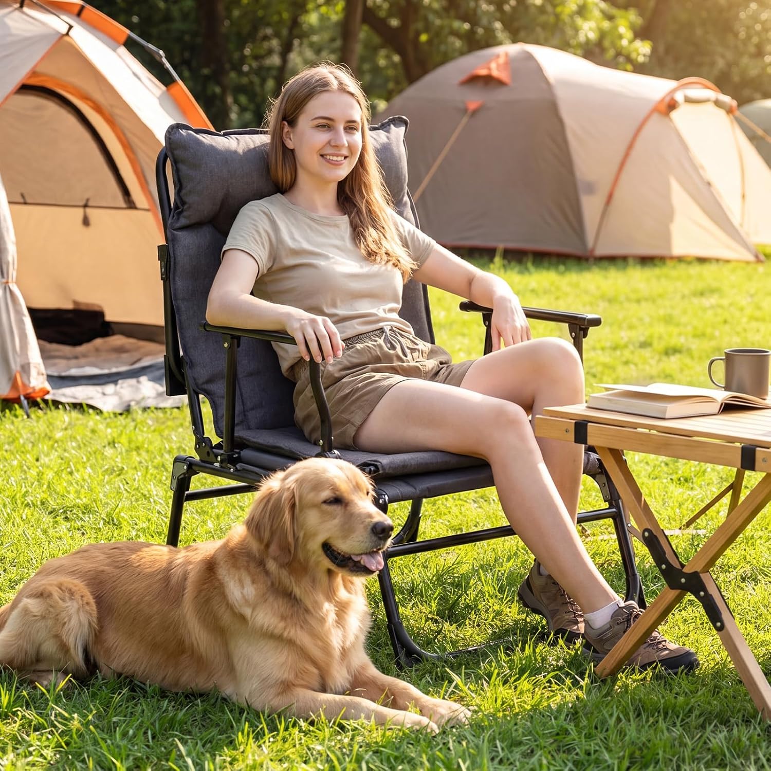 ชุดเก้าอี้พักผ่อนพับได้สำหรับล - Outdoor Camping Cot บทวิจารณ์และราคา