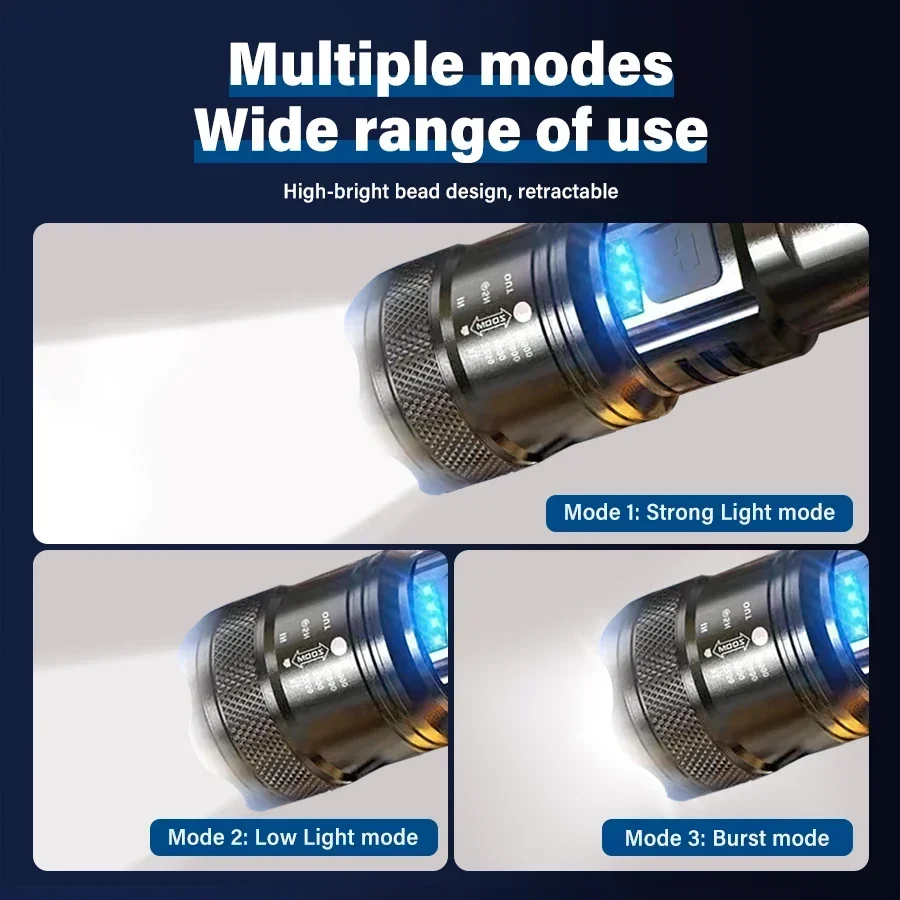 ไฟฉาย LED กำลังสูง 2000 ลูเมน  - Outdoor Camping Adventure บทวิจารณ์และราคา