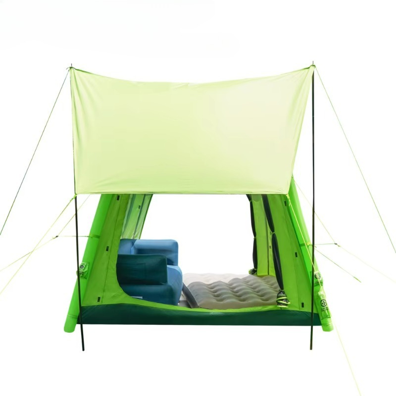 เต็นท์ลมพกพาแบบกันน้ำ Oxford ส - Outdoor Camping Inflatable Tent บทวิจารณ์และราคา