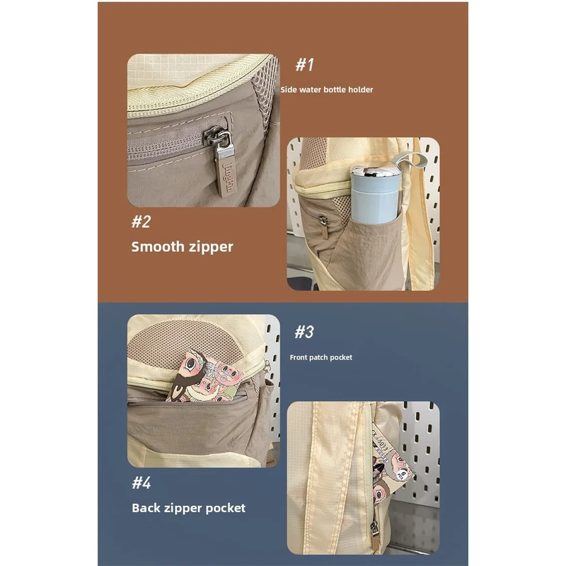 กระเป๋าเป้สะพายหลังเดินป่ากลาง - Outdoor Camping Hiking บทวิจารณ์และราคา