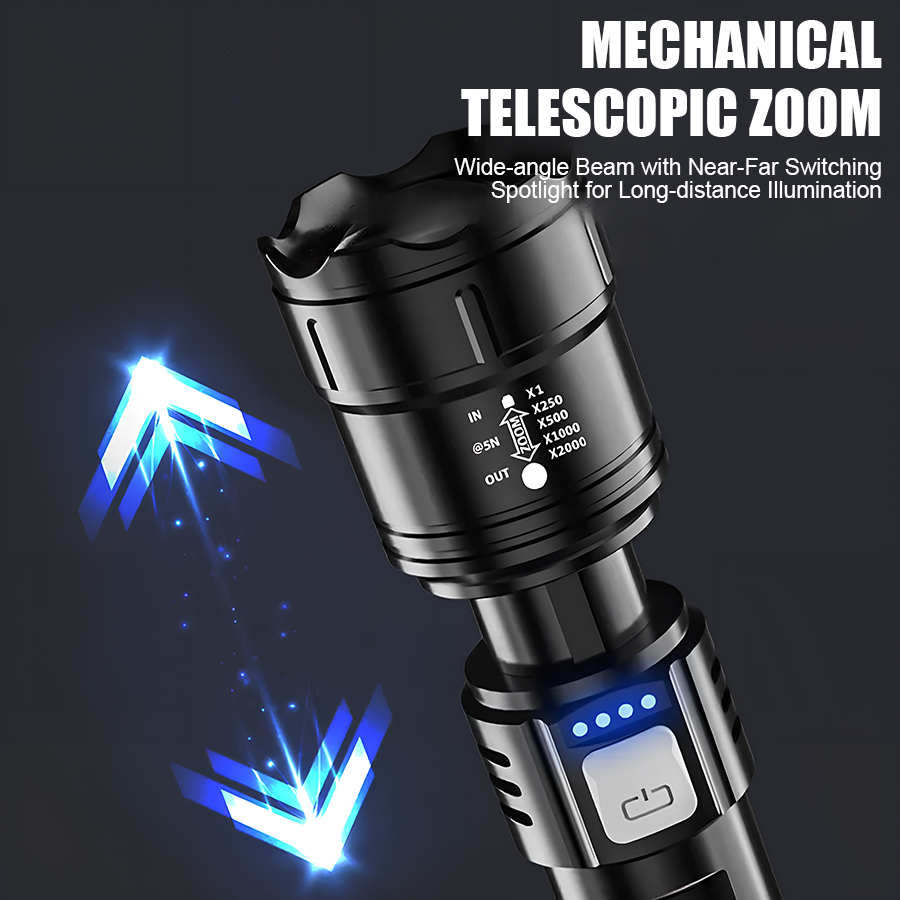 ไฟฉาย LED พลังงานสูง P50 แบบชา - Outdoor Camping Accessories บทวิจารณ์และราคา