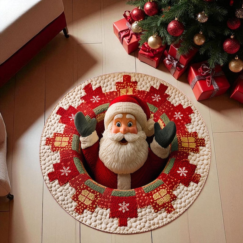พรมเช็ดเท้าลายซานตาคลอสสำหรับเ - Outdoor Camping Decor Ideas บทวิจารณ์และราคา