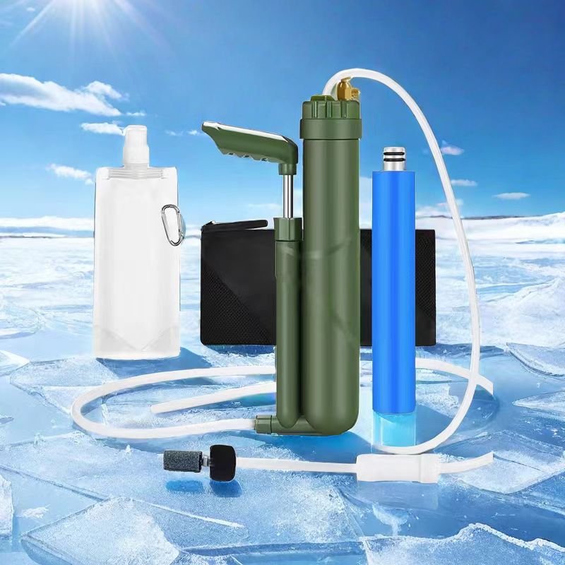 ที่กรองน้ำแบบปั๊มมือแบบพกพา RO - Survival Kit บทวิจารณ์และราคา