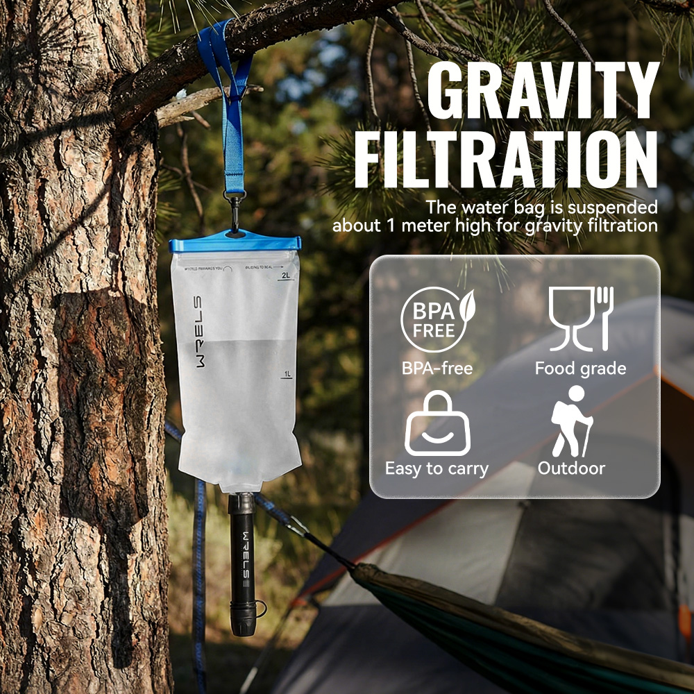 WRELS เครื่องกรองน้ำกลางแจ้งแบ - Survival Kit บทวิจารณ์และราคา