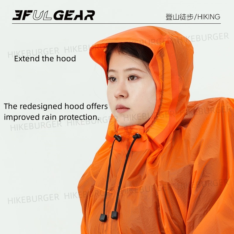 3F UL GEAR 3 อิน 1 เสื้อกันฝนส - Camping Rain Poncho บทวิจารณ์และราคา