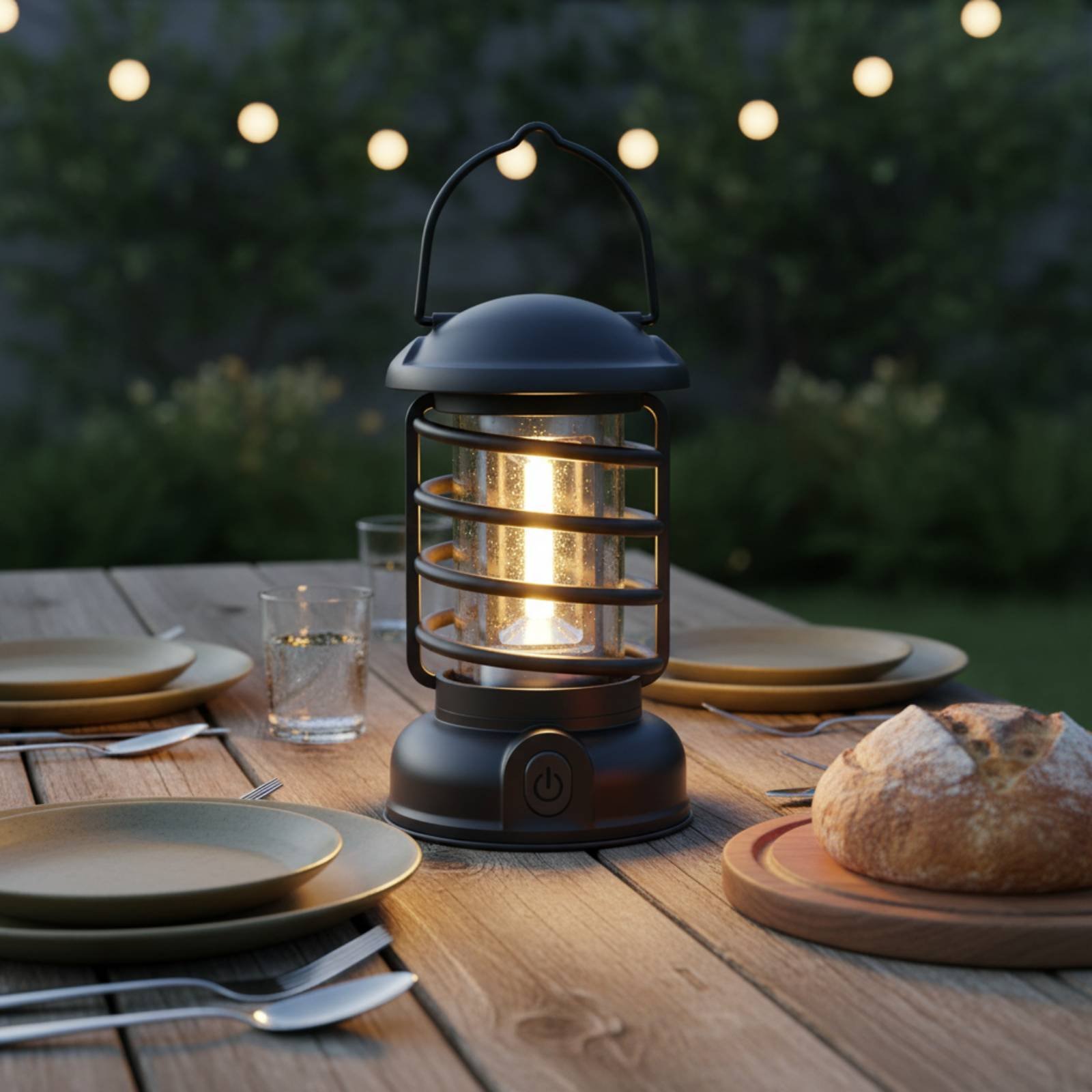 โคมไฟตั้งแคมป์สไตล์เรโทร แหล่ง - Outdoor Camping Lamp บทวิจารณ์และราคา