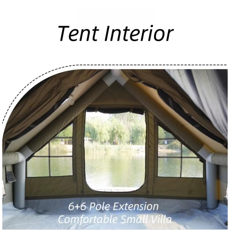 เต็นท์ตั้งแคมป์กลางแจ้งแบบเป่า - Outdoor Camping Inflatable Tent บทวิจารณ์และราคา