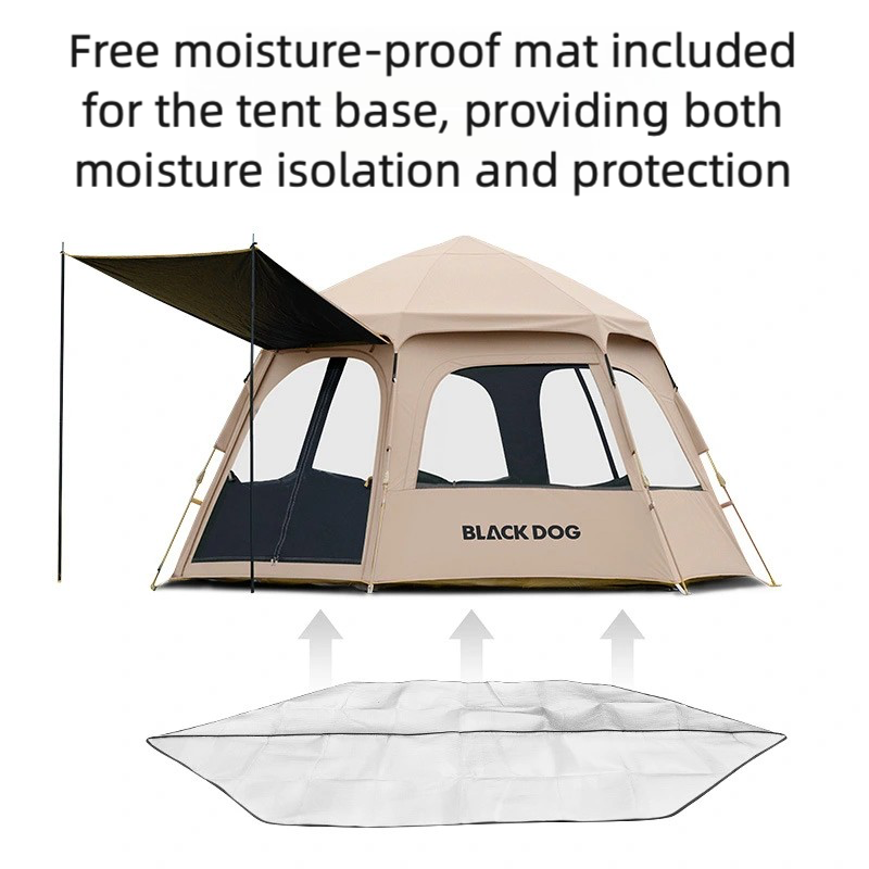 เต็นท์หกเหลี่ยม Blackdog Outdo - Outdoor Camping Automatic Quick Opening Tent บทวิจารณ์และราคา