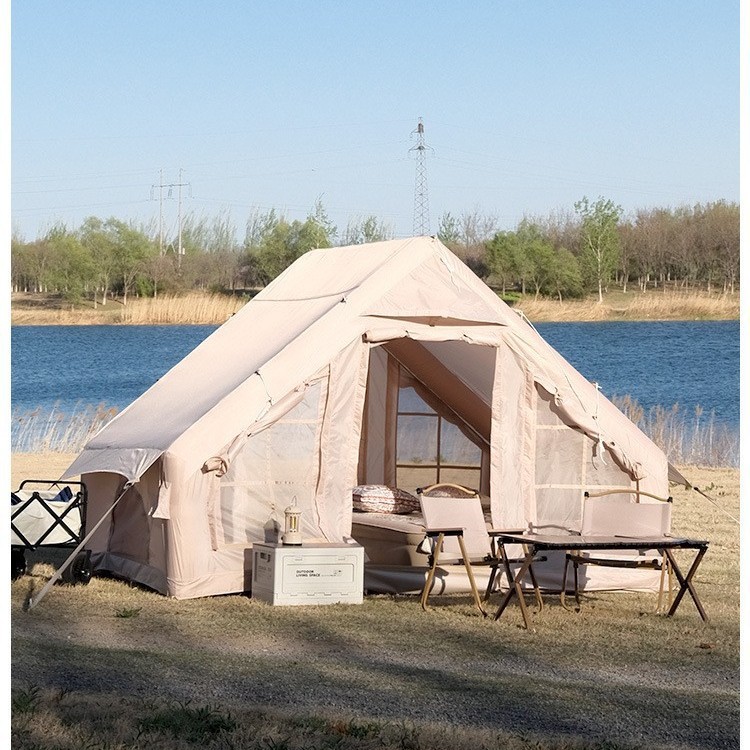 เต็นท์เป่าลมน้ำหนักเบาสำหรับตั - Outdoor Camping House บทวิจารณ์และราคา