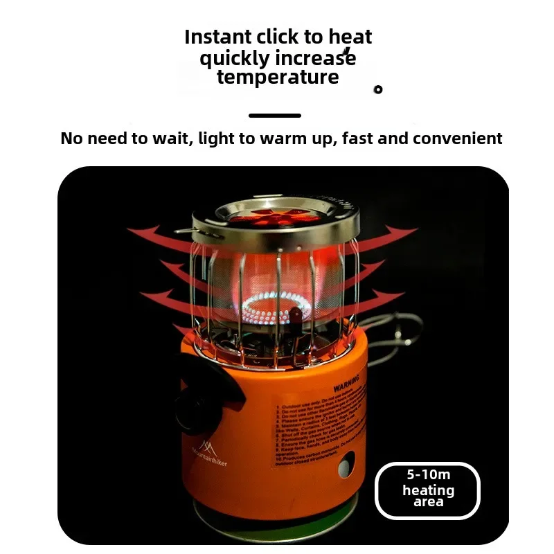 เตาแก๊สพกพา MOUNTAINHIKER 2000 - Outdoor Camping Gas Heater บทวิจารณ์และราคา