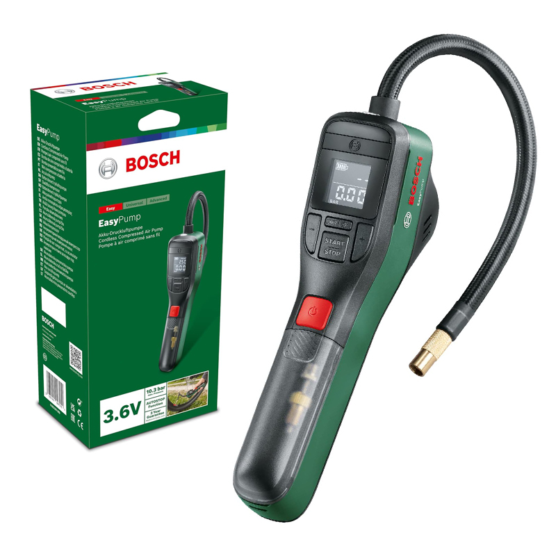 BOSCH Easy Pump ปั๊มลมไร้สายสำ - Outdoor Camping Tools บทวิจารณ์และราคา