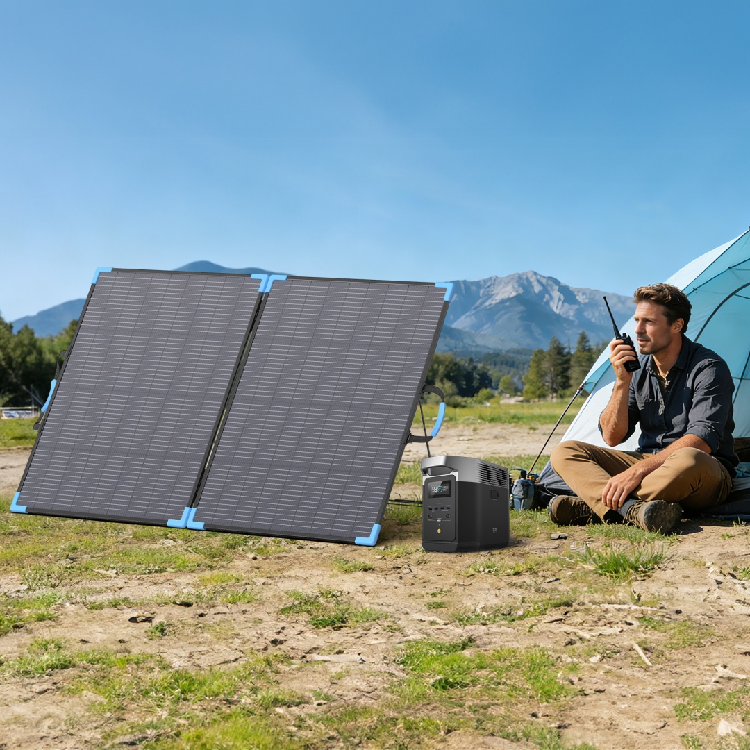 E-POWO 20V แผงโซลาร์เซลล์แบบสอ - Outdoor Camping Van บทวิจารณ์และราคา