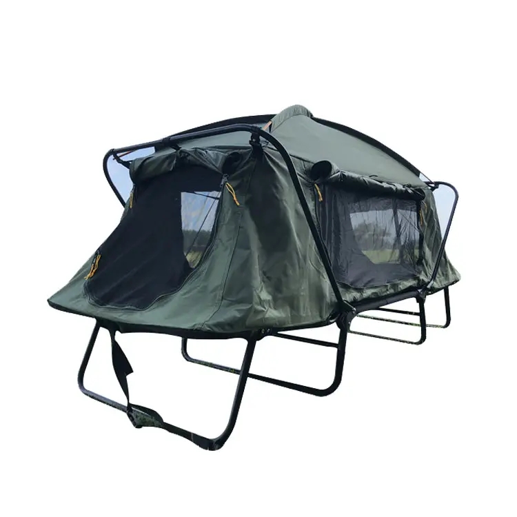 เตียงนอนพับได้ขนาดใหญ่สำหรับ 1 - Outdoor Camping Cot บทวิจารณ์และราคา