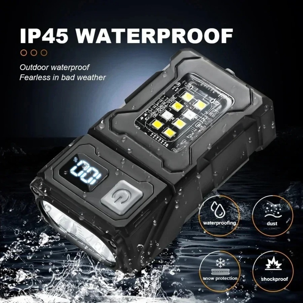 ไฟฉาย LED ขนาดเล็กแบบชาร์จไฟได - Outdoor Camping Hiking บทวิจารณ์และราคา
