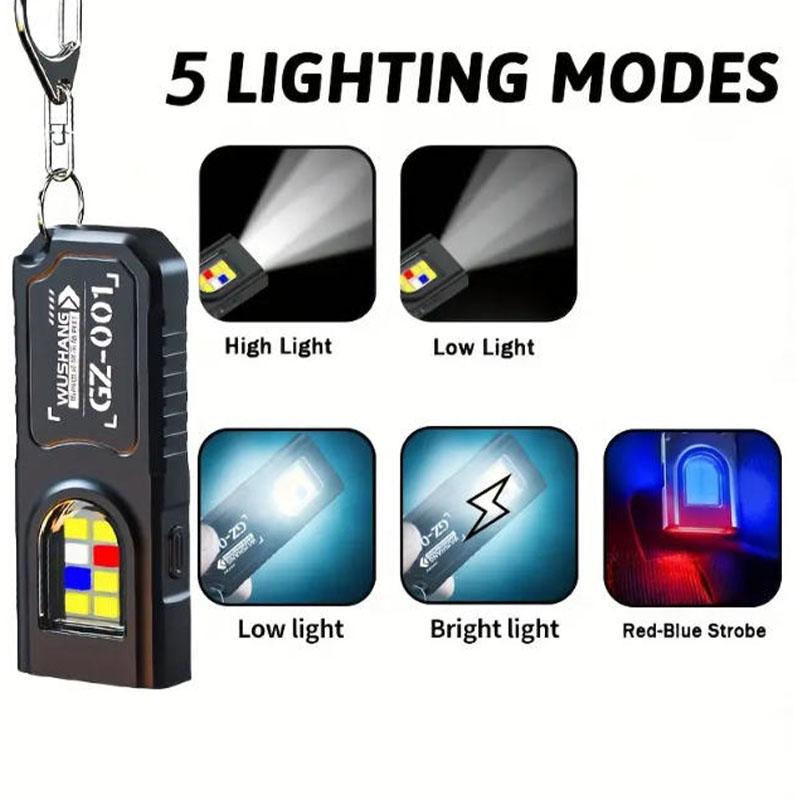ไฟฉายพวงกุญแจอเนกประสงค์ ชาร์จ - Outdoor Camping Lamp บทวิจารณ์และราคา