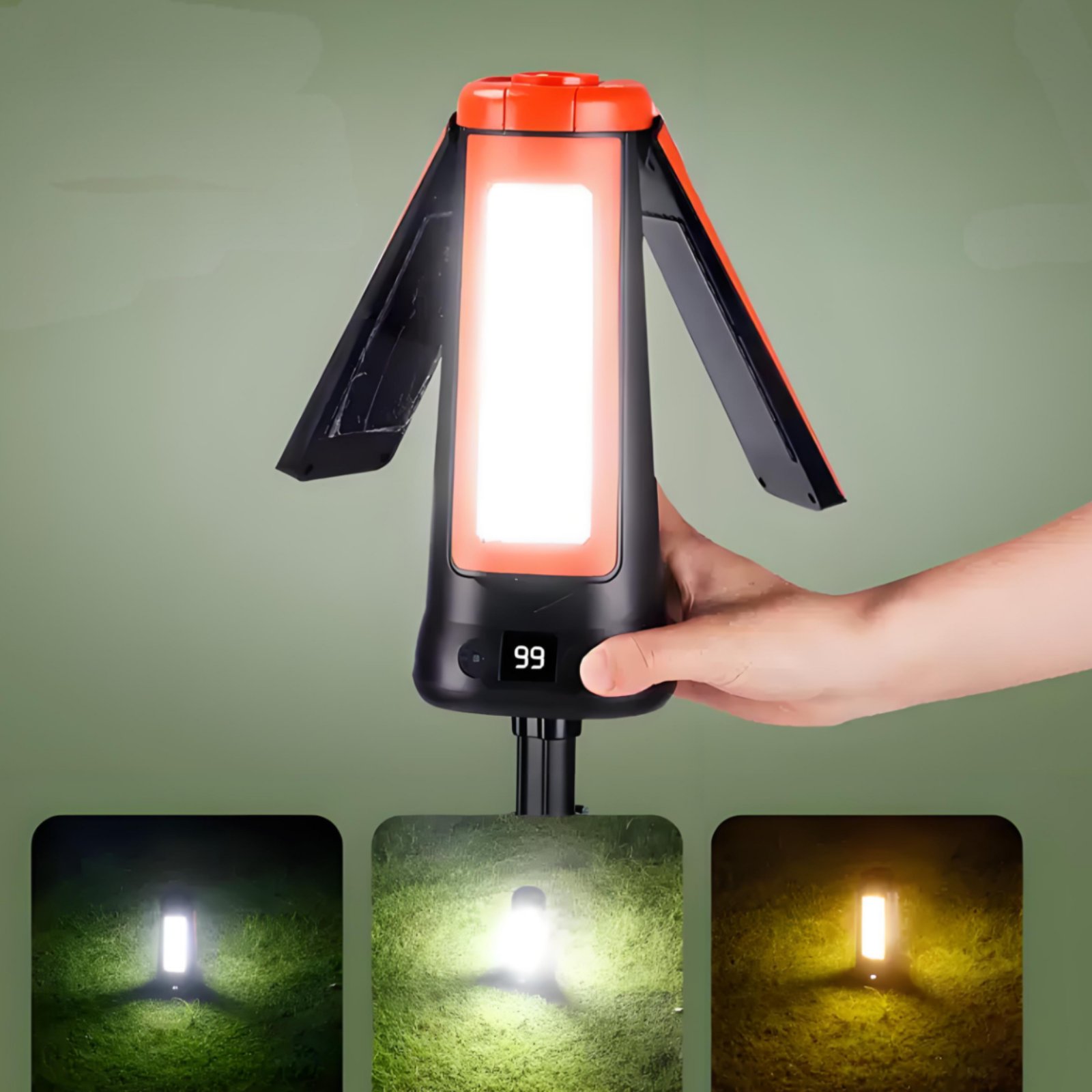 โคมไฟเต็นท์แบบยืดหดได้ ปรับควา - Outdoor Camping Lamp บทวิจารณ์และราคา