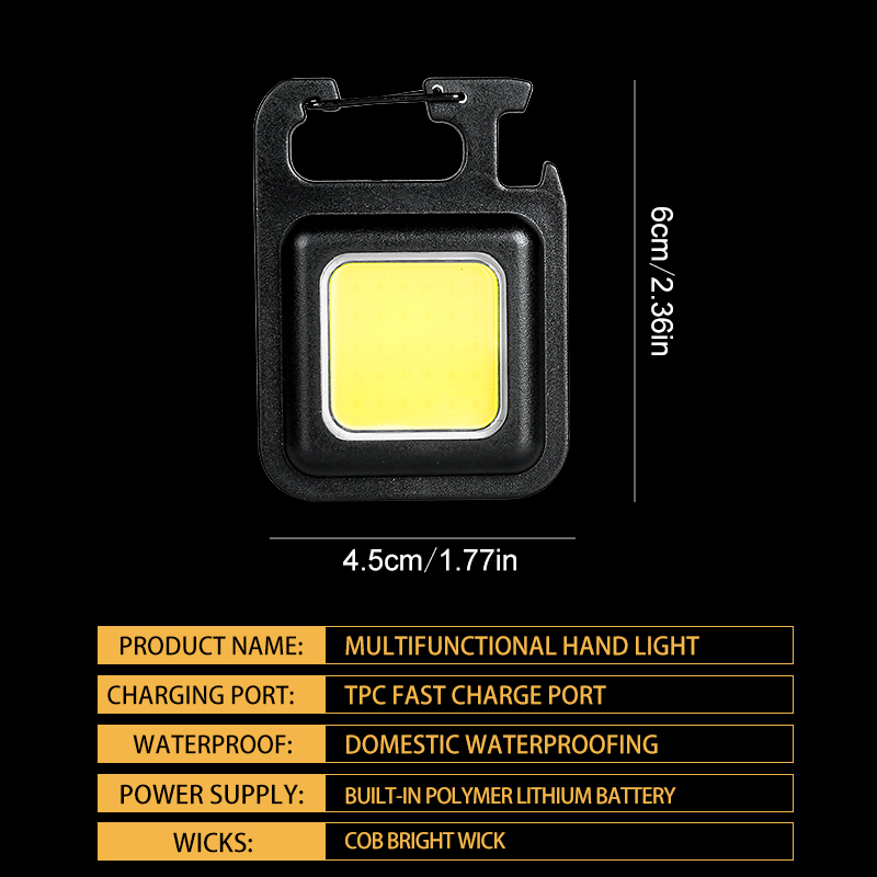 ไฟฉายพวงกุญแจ MINI COB สว่างพิ - Outdoor Camping Accessories บทวิจารณ์และราคา