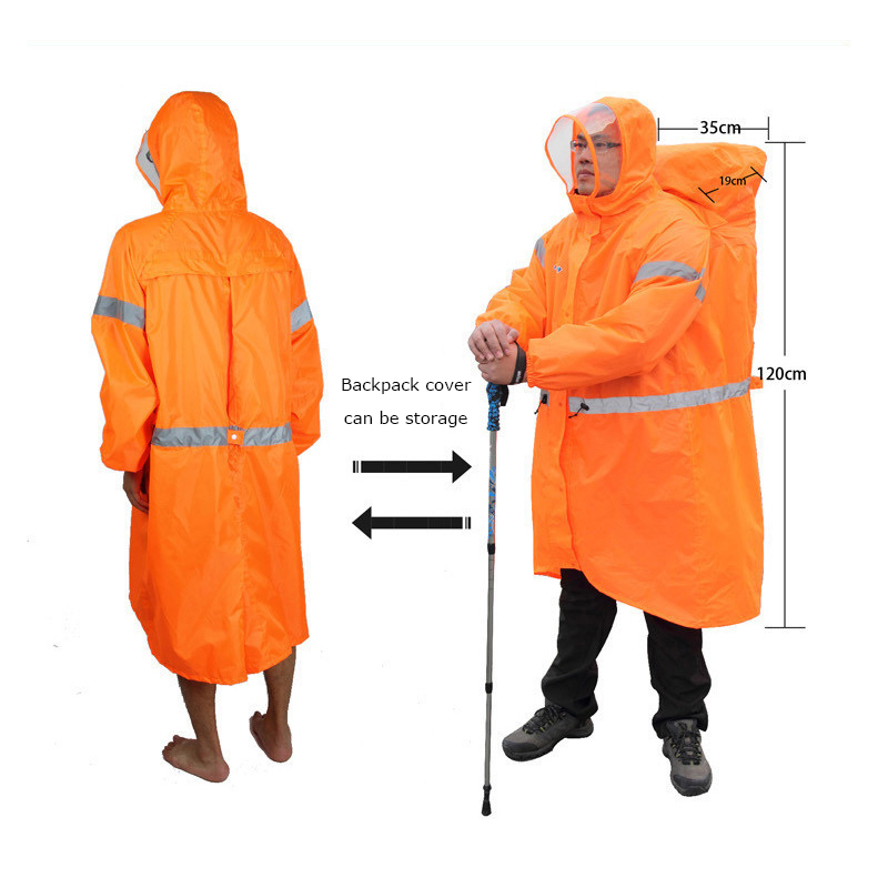 กระเป๋าเป้สะพายหลังแบบสะท้อนแส - Camping Rain Poncho บทวิจารณ์และราคา