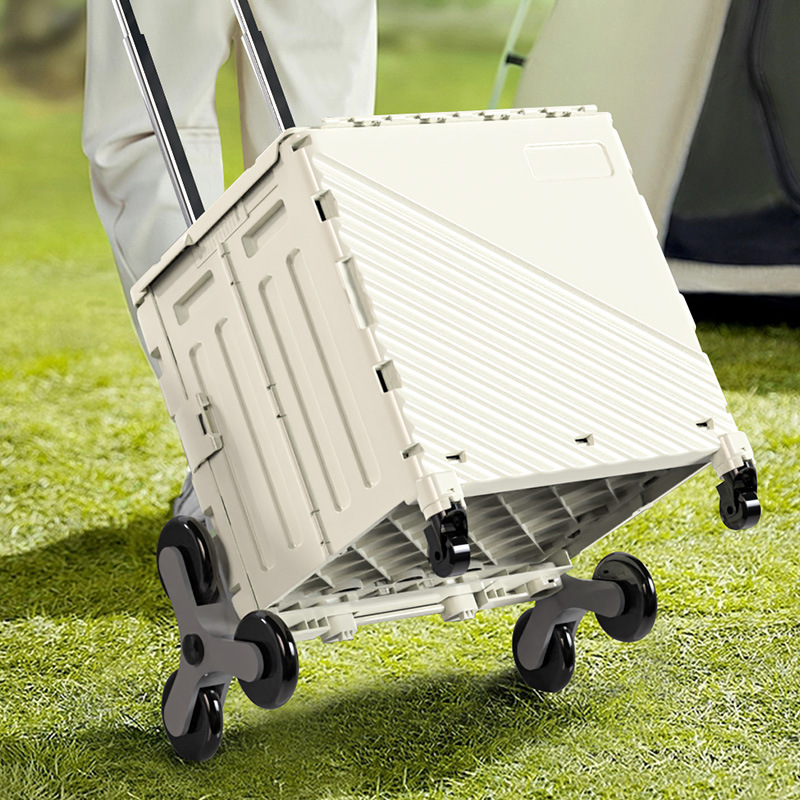 รถเข็นพับได้แบบพกพา น้ำหนักเบา - Outdoor Camping Van บทวิจารณ์และราคา