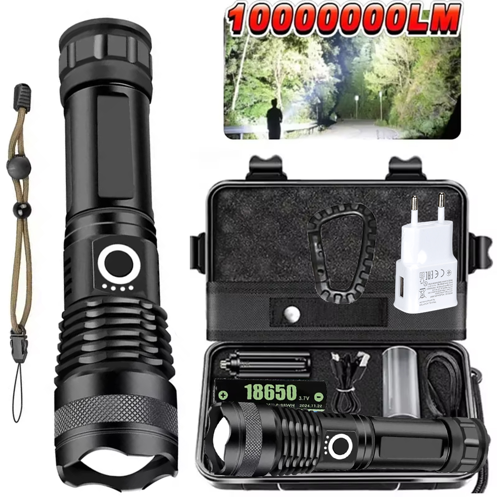 ไฟฉาย LED พลังงานสูงแบบชาร์จไฟ - Outdoor Camping Lamp บทวิจารณ์และราคา