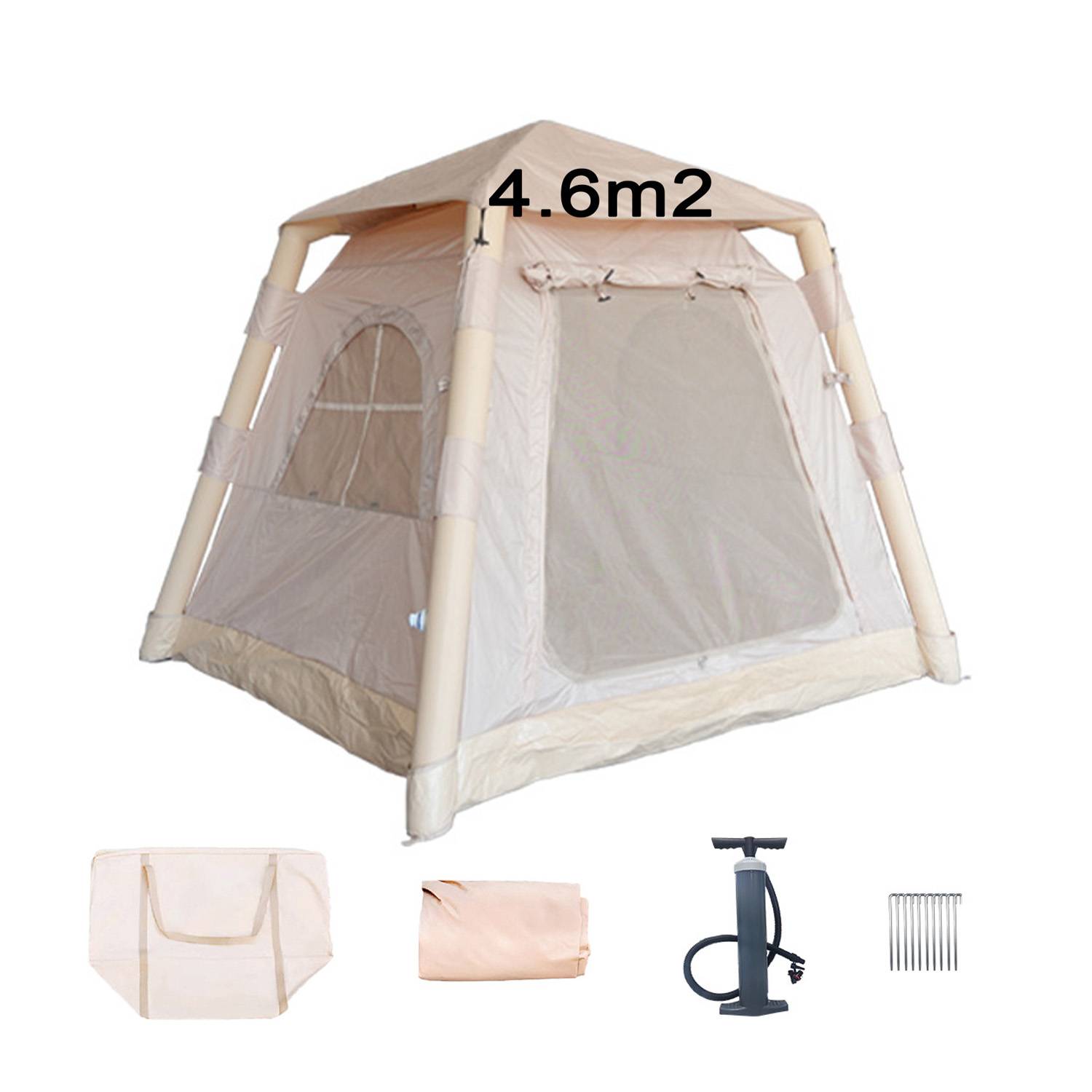 เต็นท์เป่าลมน้ำหนักเบา 4.6 ตร. - Outdoor Camping Inflatable Tent บทวิจารณ์และราคา