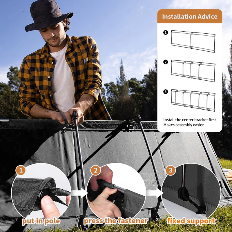 เนเจอร์ไฮค์ XJC05 เตียงพับสำหร - Outdoor Camping Cot บทวิจารณ์และราคา
