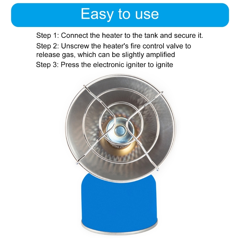 แบบพกพา Piezo IGNITION เครื่อง - Outdoor Camping Gas Heater บทวิจารณ์และราคา